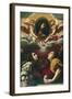 Flying and Adoring Angels, 1613-4 (Oil on Canvas)-Domenico Fetti or Feti-Framed Giclee Print
