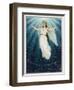 Flying Angel Among the Stars-null-Framed Art Print