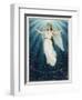 Flying Angel Among the Stars-null-Framed Art Print