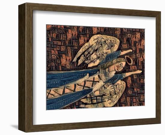 Flying Angel-sylvia pimental-Framed Art Print