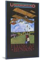 Flying At Hendon-Tony Sarg-Mounted Art Print