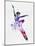 Flying Ballerina Watercolor 1-Irina March-Mounted Art Print