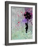 Flying Balloon Girl-Banksy-Framed Giclee Print