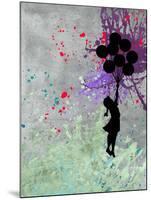 Flying Balloon Girl-Banksy-Mounted Giclee Print