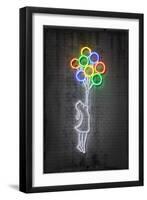 Flying Balloons-Octavian Mielu-Framed Art Print