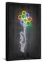 Flying Balloons-Octavian Mielu-Framed Stretched Canvas