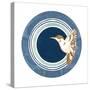 Flying Bird Circle-Patricia Pinto-Stretched Canvas