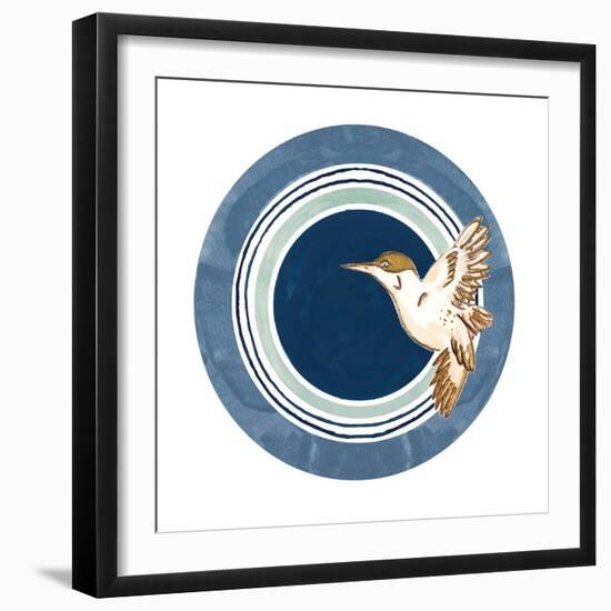 Flying Bird Circle-Patricia Pinto-Framed Art Print