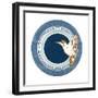 Flying Bird Circle-Patricia Pinto-Framed Art Print