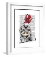 Flying Birdcage-Fab Funky-Framed Art Print