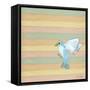 Flying Blue Bird-Tammy Kushnir-Framed Stretched Canvas