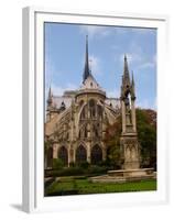 Flying Buttresses of Notre-Dame, Paris, France-Lisa S. Engelbrecht-Framed Premium Photographic Print