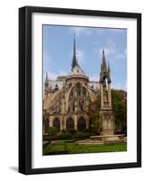 Flying Buttresses of Notre-Dame, Paris, France-Lisa S. Engelbrecht-Framed Photographic Print