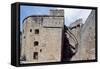 Flying Buttresses of Quic-En-Groigne Tower, a View of Saint-Malo Castle, Brittany, France-null-Framed Stretched Canvas