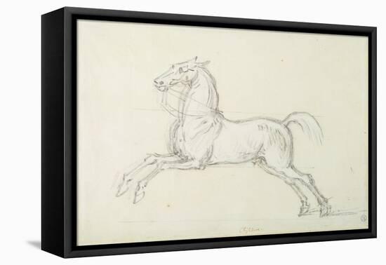 'Flying Childers' Galloping to Left: Bridled But Not Saddled-James Seymour-Framed Stretched Canvas