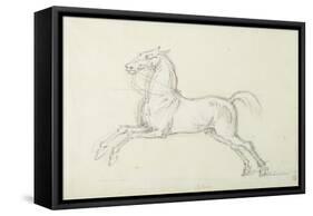 'Flying Childers' Galloping to Left: Bridled But Not Saddled-James Seymour-Framed Stretched Canvas