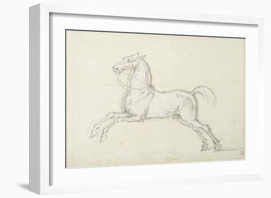 'Flying Childers' Galloping to Left: Bridled But Not Saddled-James Seymour-Framed Giclee Print