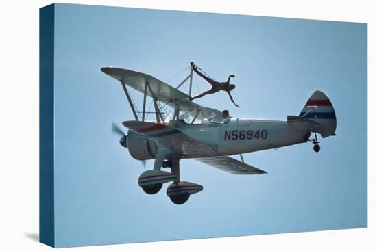 Flying Circus, Bealton, Va, Antique Aircraft, Wingwalking, 2008 (Photo)-Kenneth Garrett-Stretched Canvas