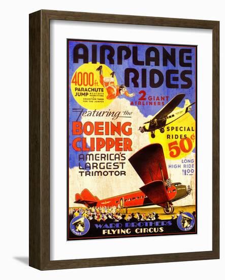 Flying Circus-Kate Ward Thacker-Framed Giclee Print