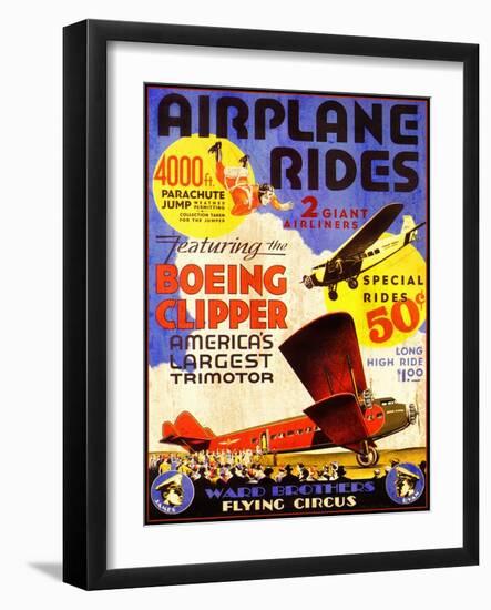 Flying Circus-Kate Ward Thacker-Framed Giclee Print