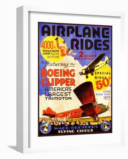 Flying Circus-Kate Ward Thacker-Framed Giclee Print