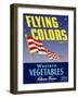 Flying Colors Brand Western Vegetables-null-Framed Giclee Print