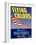 Flying Colors Brand Western Vegetables-null-Framed Giclee Print