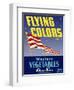 Flying Colors Brand Western Vegetables-null-Framed Giclee Print