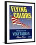 Flying Colors Brand Western Vegetables-null-Framed Giclee Print