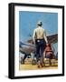 "Flying Cowboy," May 17, 1947-Mead Schaeffer-Framed Premium Giclee Print