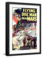 Flying Disc Man From Mars, 1950-null-Framed Art Print