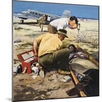 Flying Doctor-Neville Dear-Mounted Giclee Print