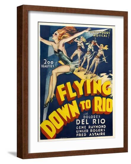 Flying Down To Rio--Framed Giclee Print