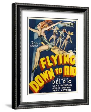 Flying Down To Rio--Framed Giclee Print