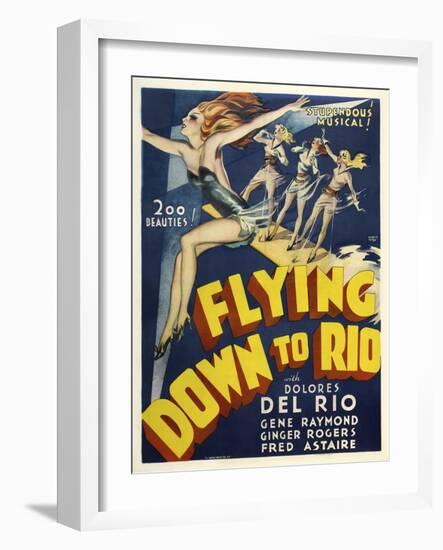 Flying Down To Rio-Vintage Apple Collection-Framed Giclee Print