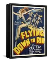 Flying Down To Rio-Vintage Apple Collection-Framed Stretched Canvas