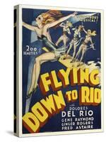 Flying Down To Rio-Vintage Apple Collection-Stretched Canvas
