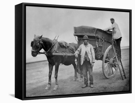 Flying Dustmen, from 'Street Life in London', by J. Thomson and Adolphe Smith, 1877-John Thomson-Framed Stretched Canvas