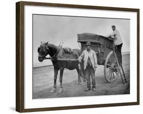 Flying Dustmen, from 'Street Life in London', by J. Thomson and Adolphe Smith, 1877-John Thomson-Framed Giclee Print