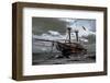 Flying Dutchman Abondoned Ship-null-Framed Art Print