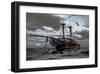 Flying Dutchman Abondoned Ship-null-Framed Art Print