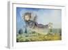 Flying Fairy over Landscape-Wayne Anderson-Framed Giclee Print