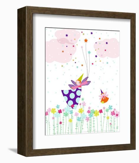 Flying Fairy-Laure Girardin-Vissian-Framed Art Print