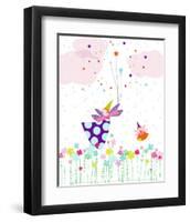 Flying Fairy-Laure Girardin-Vissian-Framed Art Print