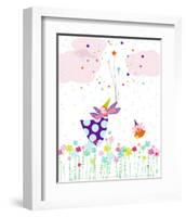 Flying Fairy-Laure Girardin-Vissian-Framed Art Print