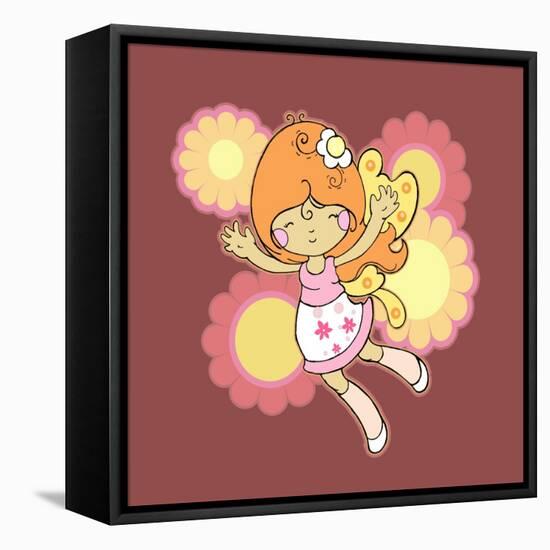 Flying Fairy-Valarie Wade-Framed Stretched Canvas