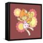 Flying Fairy-Valarie Wade-Framed Stretched Canvas