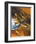 Flying Fire-Fighters-Wilf Hardy-Framed Giclee Print