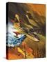Flying Fire-Fighters-Wilf Hardy-Stretched Canvas