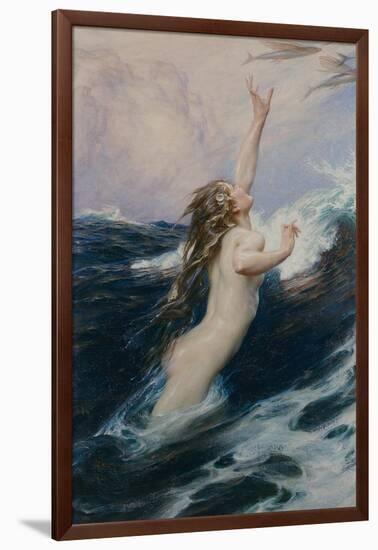 Flying Fish, 1910-Herbert James Draper-Framed Giclee Print